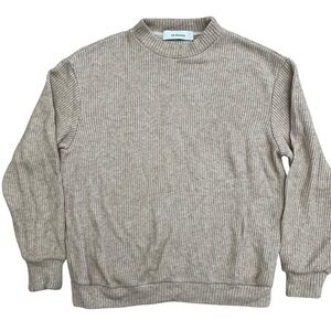 De Rococo knit sweater size medium in oatmeal